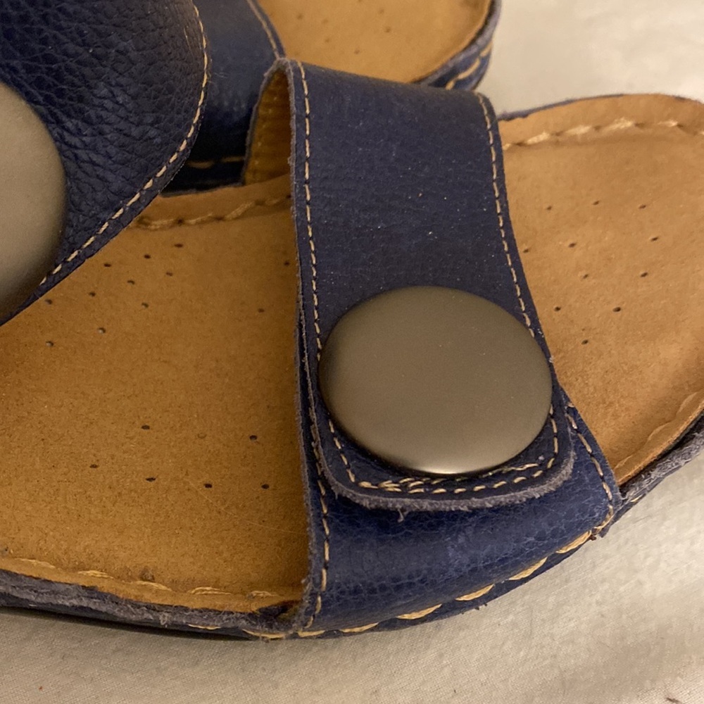 Soft spots  sandals in navy blue  SIZE 8 New No box - Picture 6 of 7